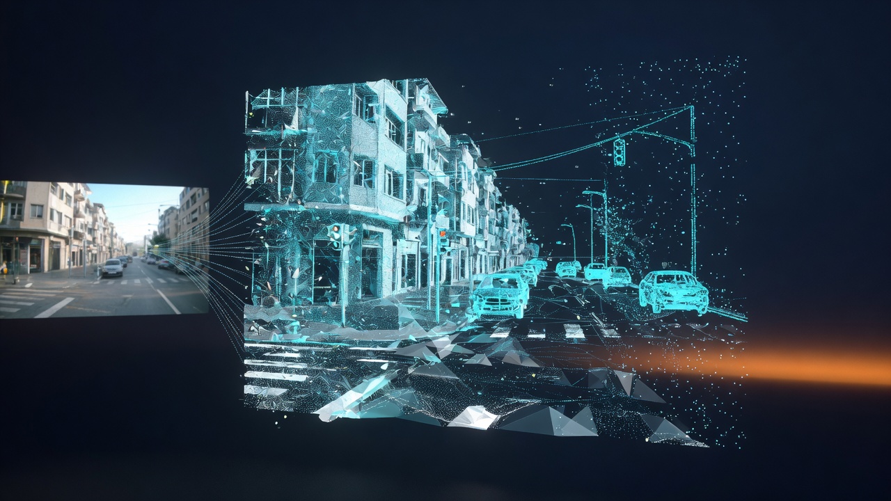 Videodan gerçek zamanlı 3D sahne yeniden inşası