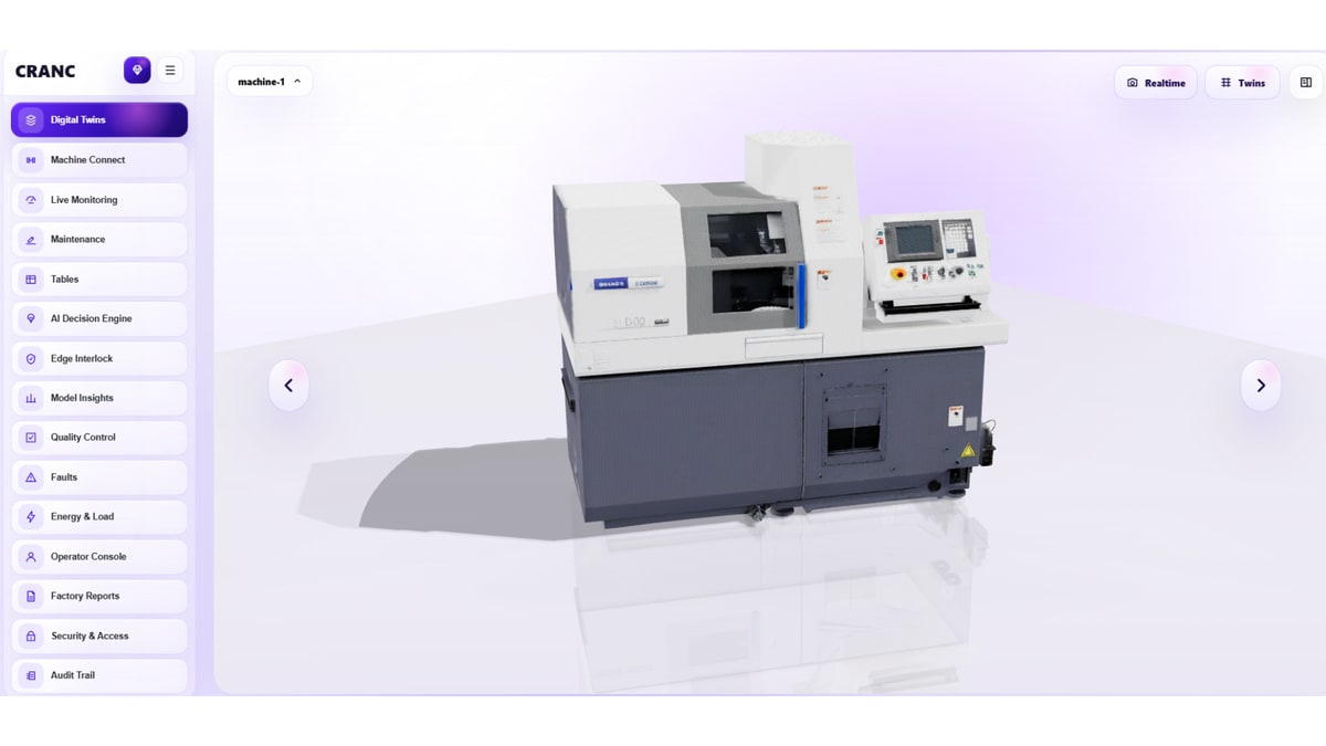 Nebulons Optimum v1 Endüstriyel Sinir Ağı ve Fabrika Kontrol Paneli