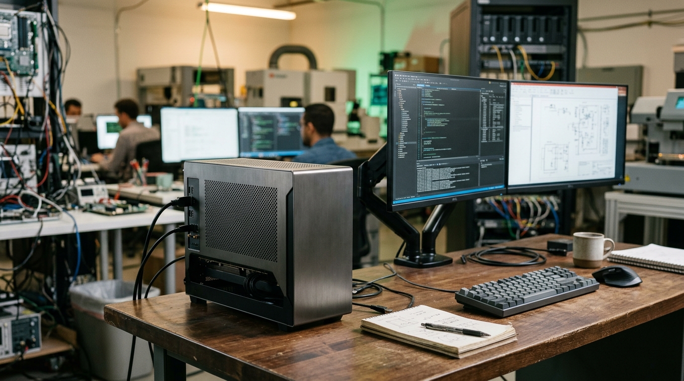 NVIDIA DGX Spark 64GB kompakt masaüstü yapay zeka iş istasyonu ve geliştirici laboratuvarı donanımı