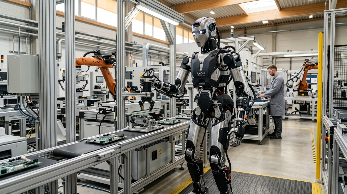 Tesla Optimus Gen 3 İnsansı Robotu Fabrika Ortamında